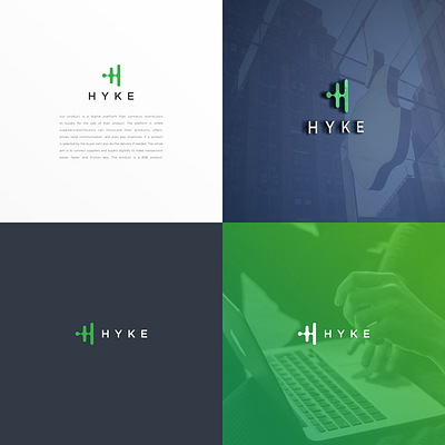 HYKE — Digital B2B Platform Logo Design 2d logo b2bdesign brandidentity branding creative design elegant flat graphic design logo logo designer logodesign logoinspiration logos minimallogo modern modernlogo techlogo ui