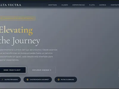 ALTA VECTRA ads campaign animation branding design graphic design logo ui web design