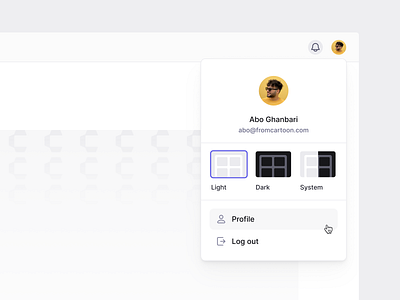 Profile component dashboard design component desktop illustration ui ui component ui dashboard ui design uidesign