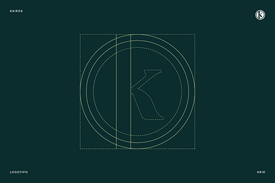 KAIROS - Logo Grid brand design brand designer brand identity branding design designer economy financial graphic design graphic designer green grid illustration kairos logo logo design logo designer money vector visual identity