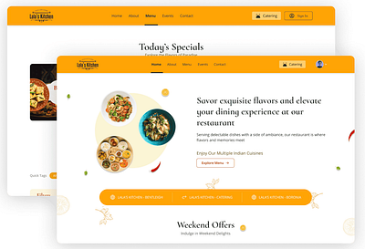 Restaurant Catering Website- Figma Design figma responsive design web design web design services