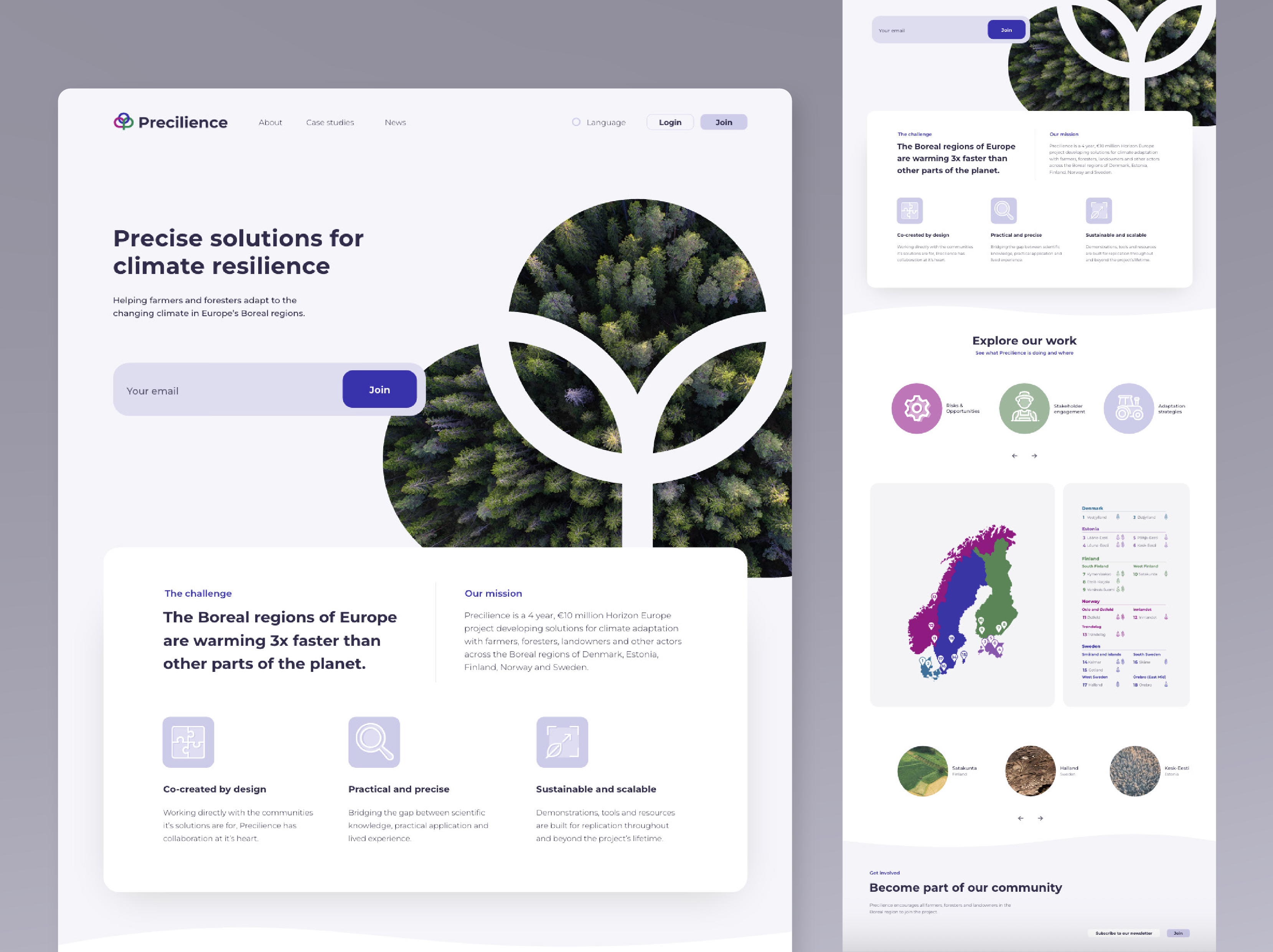 Web Design: EU Horizon Project