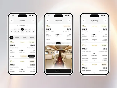 Haramain Train | Ticket Booking Mobile App airplane app design app ui booking calendar flight app map metro booking mobileapp payment productdesign route map ticket booking ticketui train booking transport app traveling uidesign ux vehicle