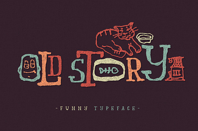 Old Story Font apparel fonts beauty fonts birthday cards fonts bold bold charm branding fonts design illustration old story font vintage