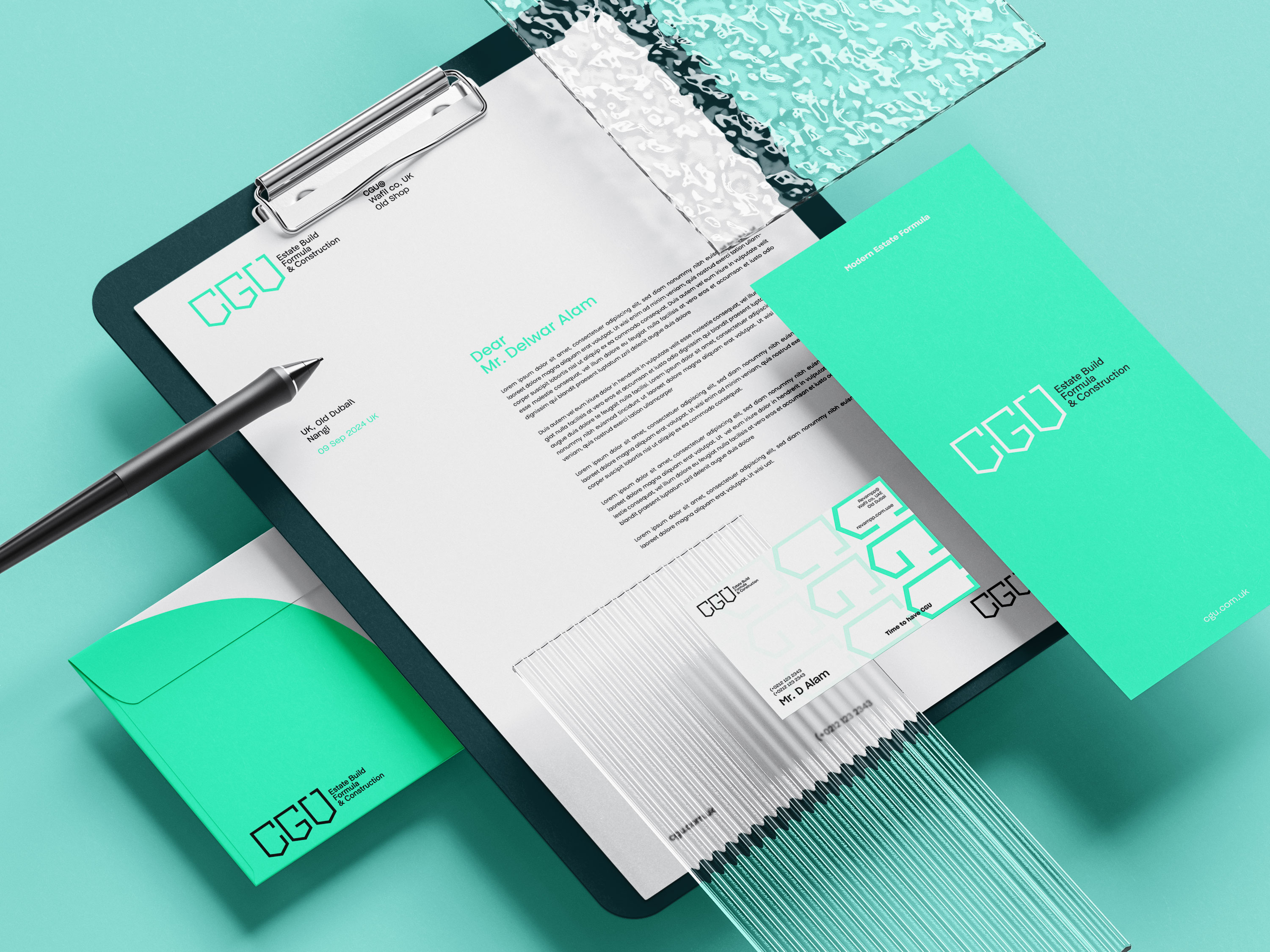 Real Estate CGU Brand Logo styleguides