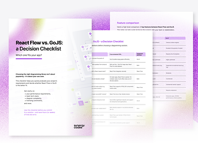 Modern PDF Checklist – Grid, Type & Color Play functional design