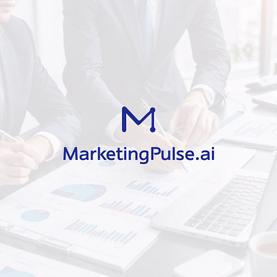 Introducing my latest logo design — MarketingPulseai. branding design graphic design illustration logo logo design typography vector