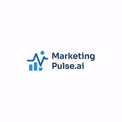 Introducing my latest logo design — MarketingPulseai. branding design graphic design illustration logo logo design typography vector