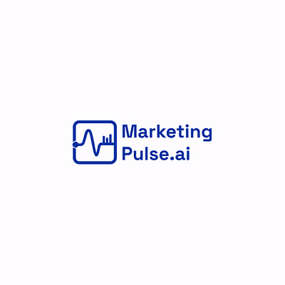 Introducing my latest logo design — MarketingPulseai. branding design graphic design illustration logo logo design typography vector