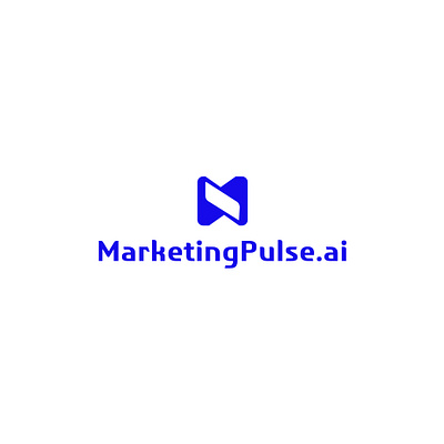Introducing my latest logo design — MarketingPulseai. branding design graphic design illustration logo logo design typography vector