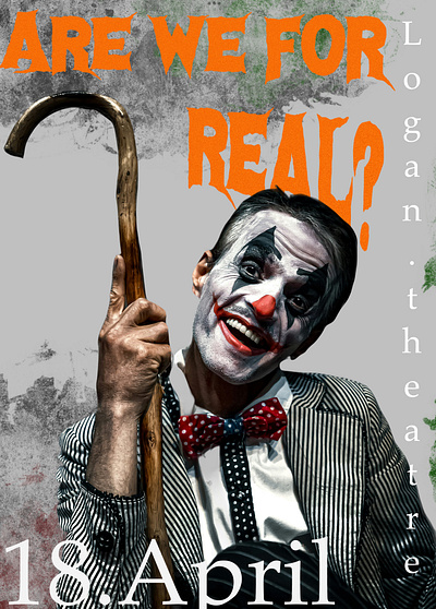 Theatre performance cover graphic design