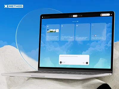 Cloud AI assistant ai app assistant dashboard design figma graphic design interface ui ux
