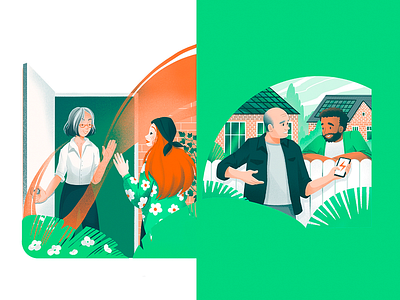 Case Study: Swarm Eco Illustrations app branding design graphic design illustration logo typography ui ux vector
