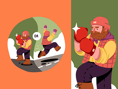 Roebuck App Character Illustration app branding design graphic design illustration logo typography ui ux vector