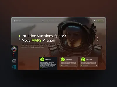 Space Squire inspiration 🔥 ui website
