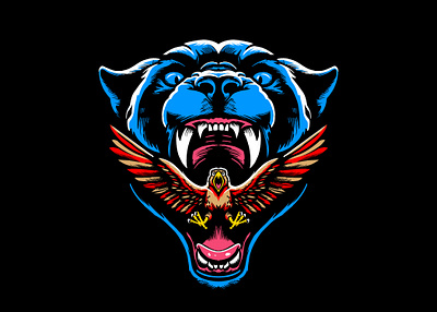 Down with the Dirty Birds atlanta atlanta falcons carolina carolina panthers dirty birds falcons football graphic design illustration nfl panthers