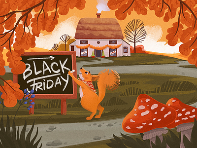 Autumn Colors Black Friday Art app branding design graphic design illustration logo typography ui ux vector
