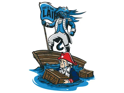 2025 Carolina Panther Illustration - New England carolina panthers football graphic design illustration new england nfl panthers patriots