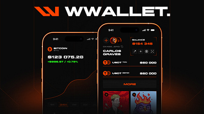 WWallet. - Crypto Wallet app interface best app design core app dashboard crypto wallet app dashboard mobile app design mobile app ui mobile ui mobile ui design mobile ux modern app ui ui design ui ux design