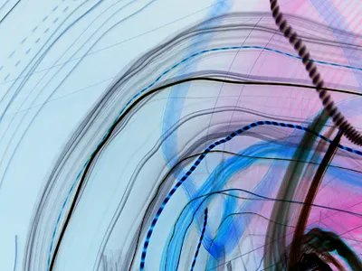 Grandeur Lightplay Inversions Series color colorful digital light motion graphics photography