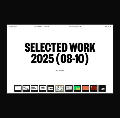 Web Designer Portfolio Concept concept portfolio typography ui web design