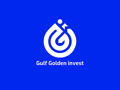 Guld Golden Invest arm blue design ggi logo آرم لوگو