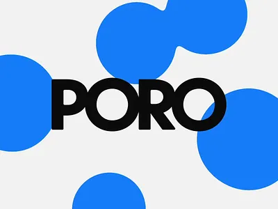 PORO animation branding liquid logo animation motion motion graphics pattern pattern animation shapes