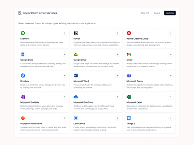 Source Import product design
