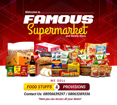 Supermarket ads don’t have to be boring ✨ branding graphic design photoshop supermarket