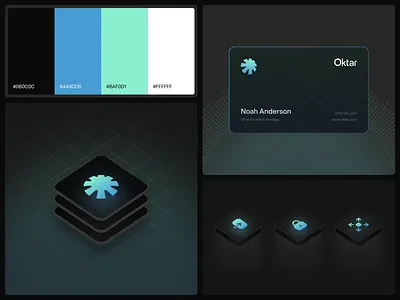 Oktar - Branding & logo animation brand design brand guideline brand identity branding clean design graphic design logo logo design minimalist logo modern modern logo motion graphics technology ui uidesign uiux ux uxdesign