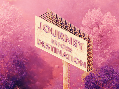 Journey Before Destination 3d 3d illustration animation b3d blender colorful cozy cycles forest isometric motion graphics nature stylized