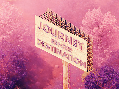 Journey Before Destination 3d 3d illustration animation b3d blender colorful cozy cycles forest isometric motion graphics nature stylized