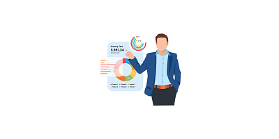 Statistical report - Illustrator graphic design