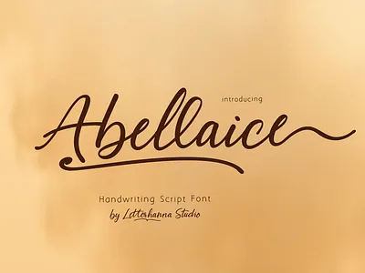 Elegance in every stroke — Abellaice Script. branding design handwritten script font typeface