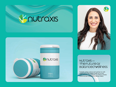Nutraxis - Logo design / Branding / Packaging design box design brand identity brand sign branding branding design graphic design healthcare identity branding label label design logo logo design omega 3 outer box design packaging packaging design poster design print supplement supplement label design
