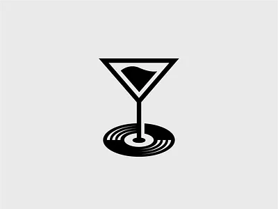 Vinyl Bar abstract logo bar logo logo martini logo vinyl