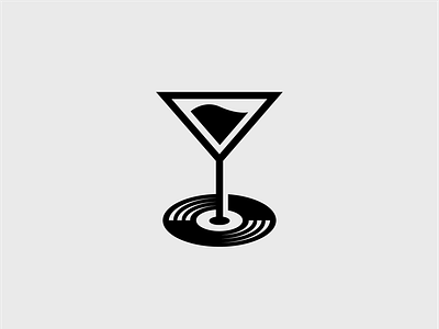Vinyl Bar abstract logo bar logo logo martini logo vinyl