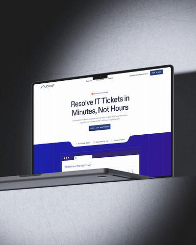 The AI Assistant for IT Teams Landing Page ai landing page design figma graphic design landing page mockup ui uiuxdesign user interface ux design webdesign website