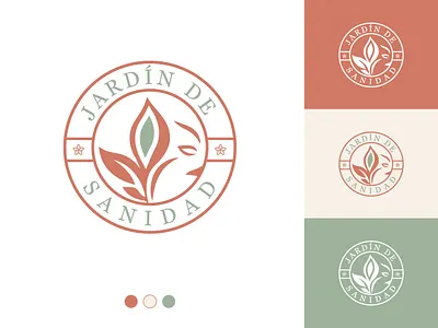 Elegant Botanical Emblem Logo - Minimal Natural & Herbal Brand botanical creative logo eco brand elegant floral graphic design herbal logo logo design minimal modern logo natural nature organic wellness