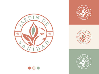 Elegant Botanical Emblem Logo - Minimal Natural & Herbal Brand botanical creative logo eco brand elegant floral graphic design herbal logo logo design minimal modern logo natural nature organic wellness