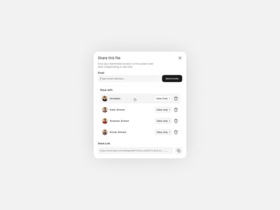 SaaS - Share File UI 2025 animation app design branding habib landing page ui ui card ui trend website website design