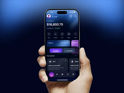 Web3 Crypto Wallet Mobile App – Secure. Smart. Seamless. app app design blockchain wallet crypto exchange crypto mobile app crypto wallet app cryptocurrency defi defi app digital assets exchange fintech mobile design mobile mobile app mobile fintech wallet wallet interface web3 web3 mobile ui