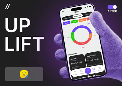 Finance Mobile iOS App Redesign android app app design app design concept app design template app interface dashboard design design finance finance app fintech ios mobile mobile ui modern design online product design ui ux