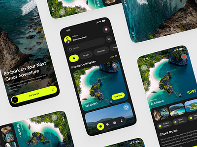 Travel mobile app app design booking app clean mobile app mobile app design mobile app ui modern app ui search travel travel agency travel app travel booking traveling trip trip app
