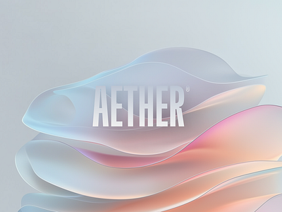 Aether® • Logo design and visual language beauty beauty care brand identity corporate identoty cosmetics healthcare logo design modern branding products visual language