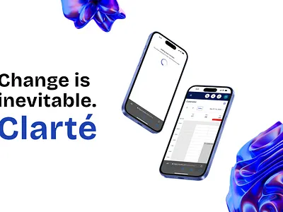 Change is inevitable-clarté branding change georgia inevitable mobile online product design