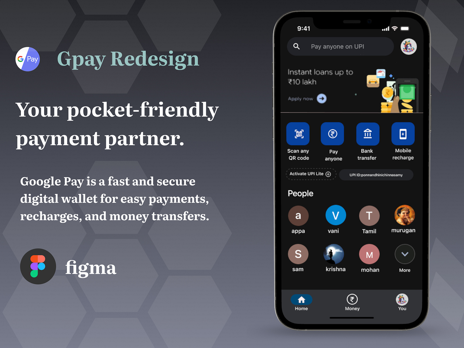 Gpay-Redesign UI by Ponnandhini Chinnasamy on Dribbble