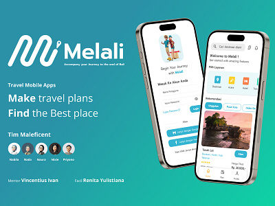 Melali (UIUX Design for Bali Travel Apps) case study figma traveling apps uiux deisgn usability testing user interface design user research ux design