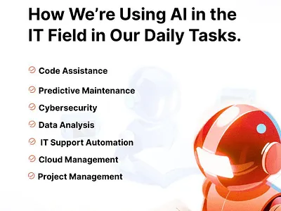 💡 How We’re Using AI in the IT Field in Our Daily Tasks graphic design mobile development web design web development