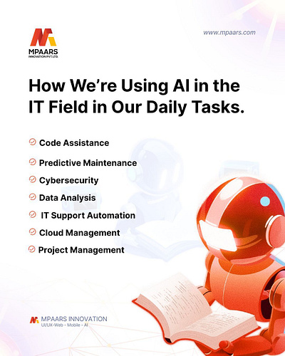 💡 How We’re Using AI in the IT Field in Our Daily Tasks graphic design mobile development web design web development
